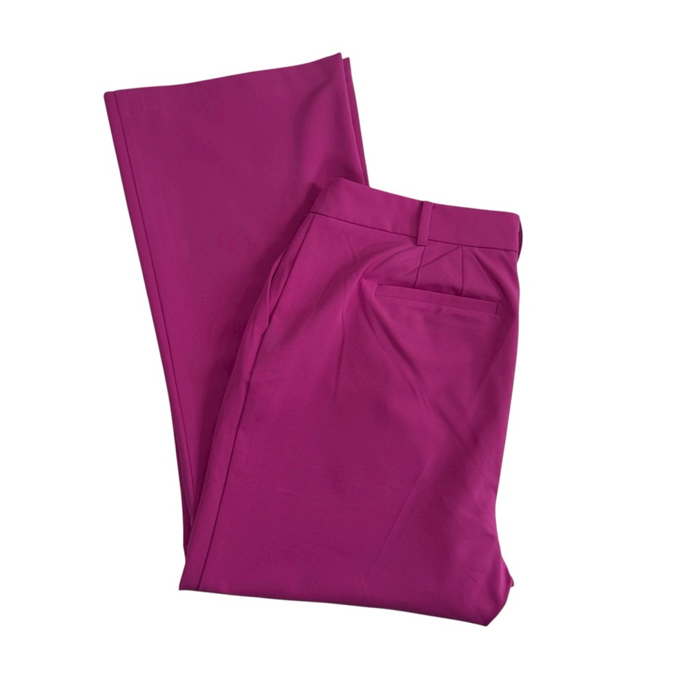 Eloquii Fuchsia Pink Wide Leg Dress Pants Women's Size 14